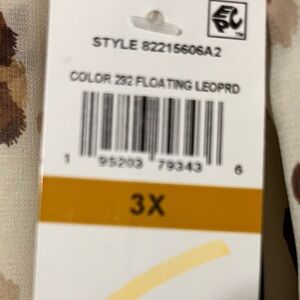 Floating Leopard Print Skirt